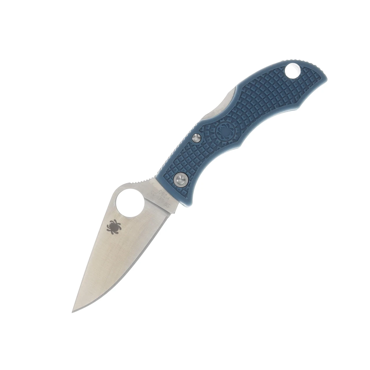 Spyderco Ladybug 3 Folding Knife Teal 1.9 Inch Plain Satin Clip Point SPCLFP3K390