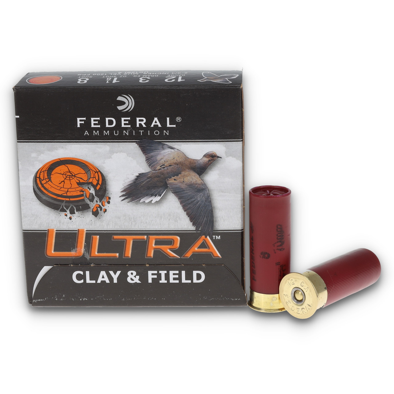Federal Ultra Clay & Field 12 Gauge 25 Rounds 2.75in #8 Shot 1-1/8oz