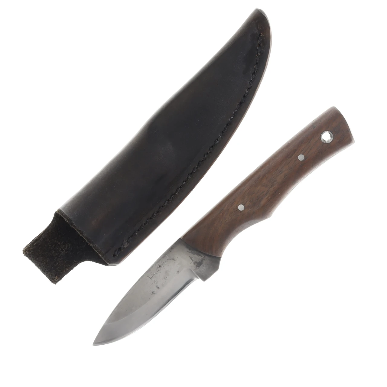 Weatherford Knife Co Signature Series Walnut Plain Drop Point