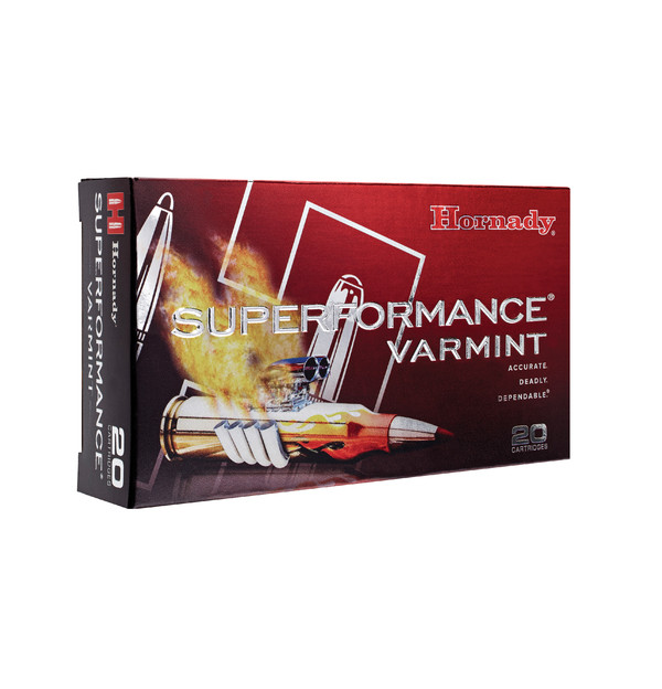 Hornady Superformance Varmint 204 Ruger 32 Grain Brass Centerfire 20 Rounds V-Max Spitzer 83204