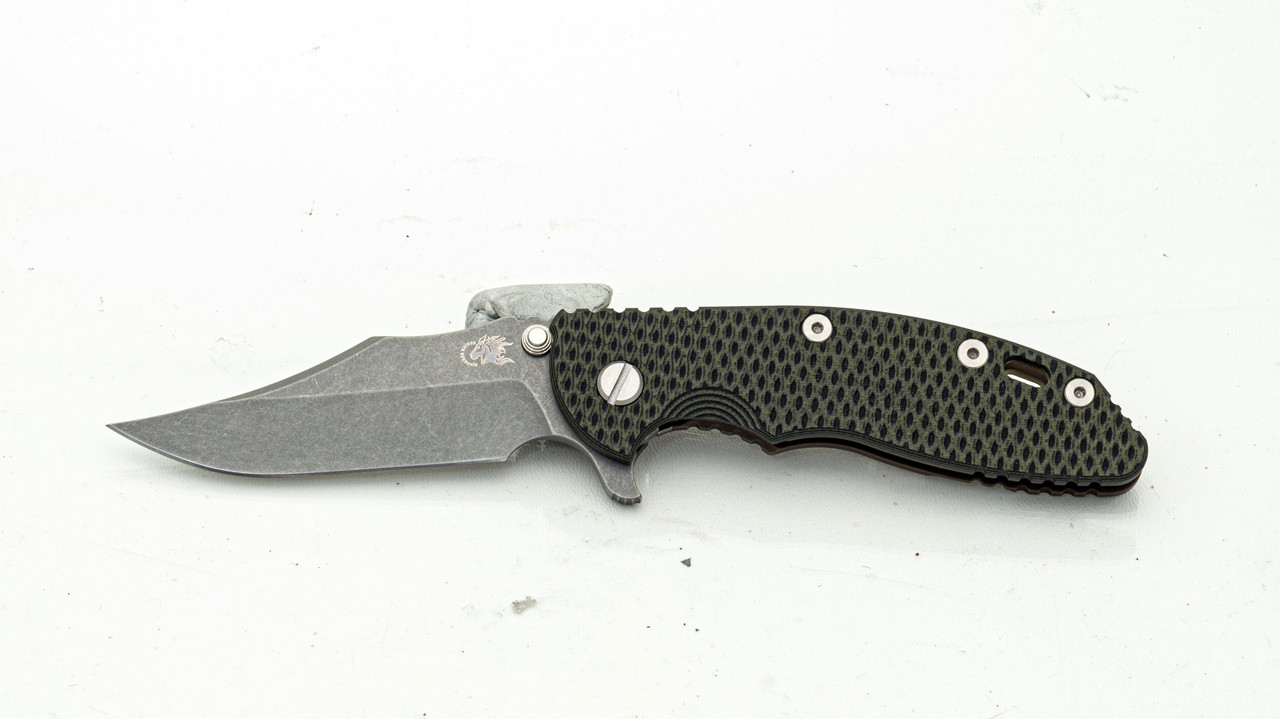 Hinderer XM-18 3.5 Bowie OD Green Battle Bronze K2032WFBZODB K2032WFBZODB