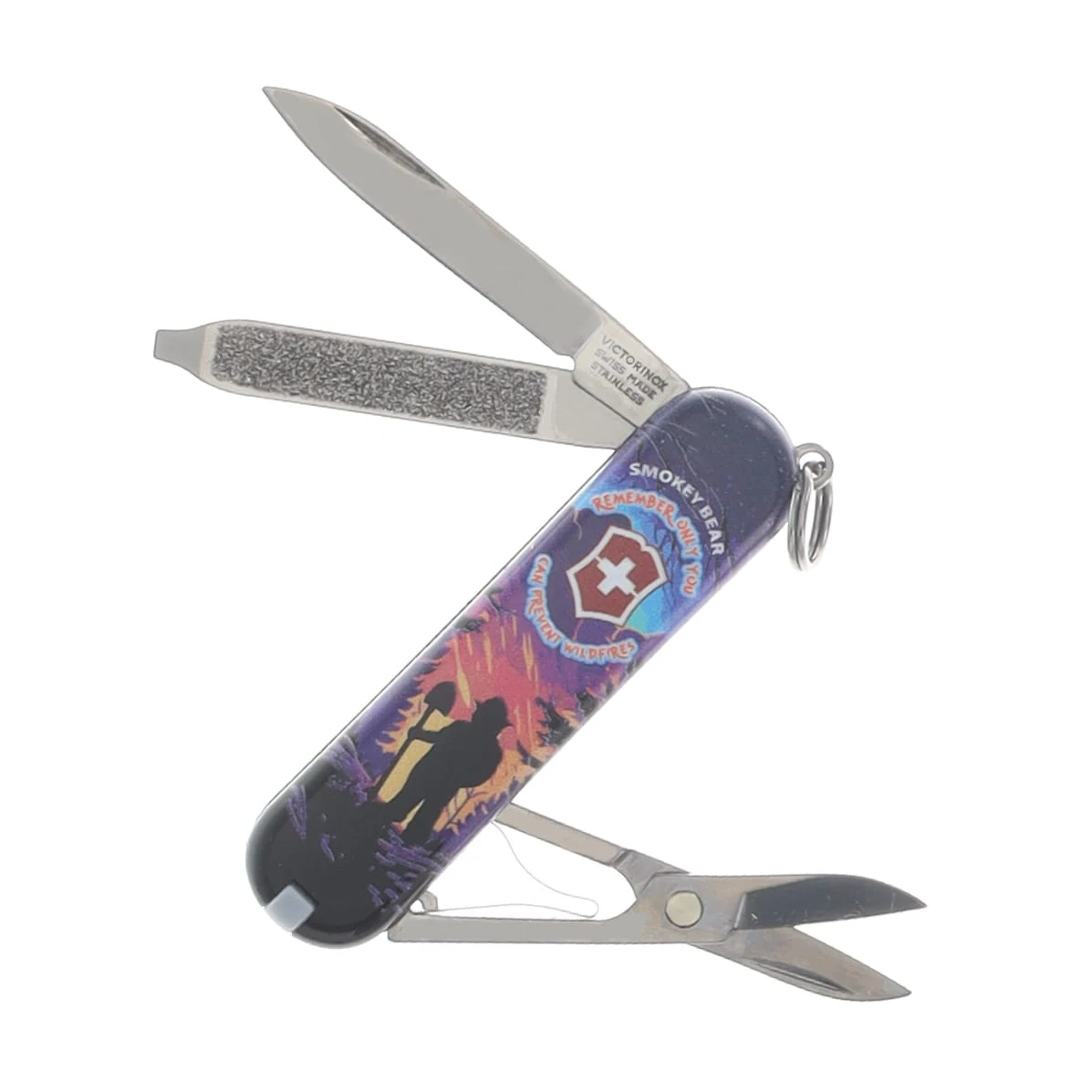 Victorinox Classic SD Swiss Army Knife Smokey Bear Sunset Silhouette SMKW Special Design STBV925