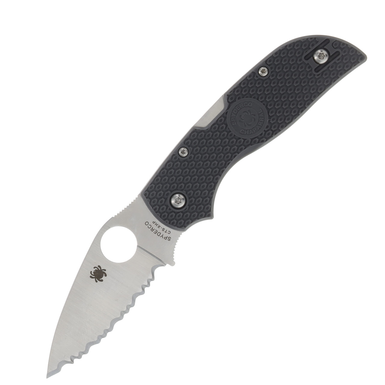 Spyderco Chaparral Lightweight Backlock Folding Knife (CTS HXP, Gray) SPC152SGY