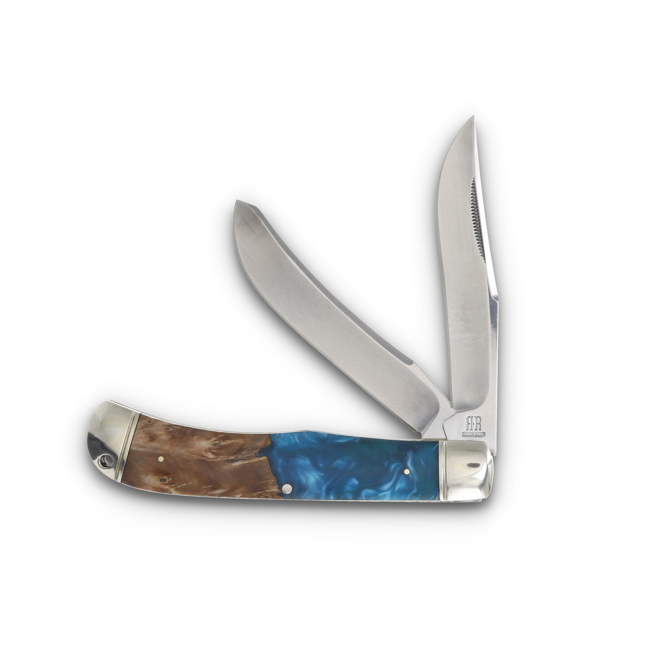 Rough Rider Jumbo Trapper Pandora Swirl Handle RR2651 - Smoky