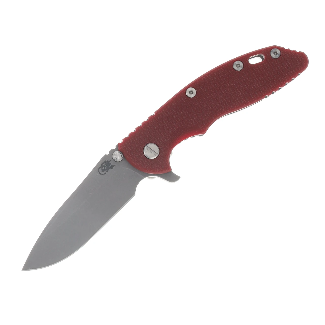 Hinderer XM-18 3.5 Framelock Folding Knife (Working Finish 20CV Spear Point | Red G-10) KXM35SPEWFRD