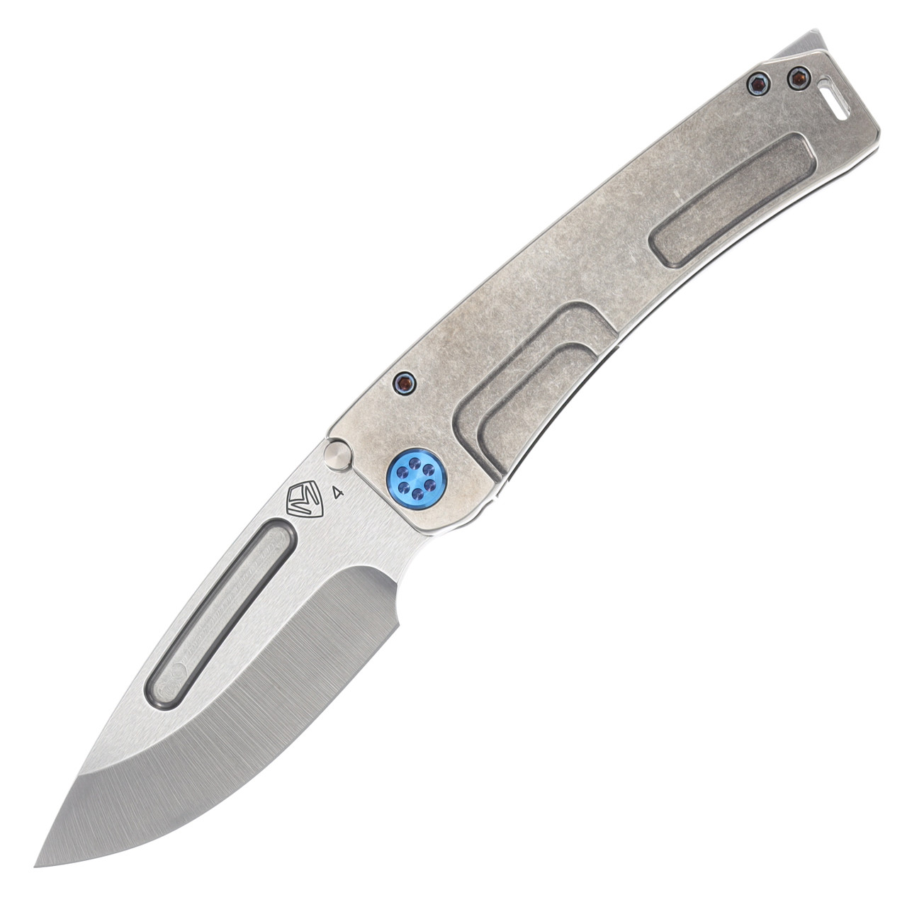 Medford Marauder-H Folding Knife Tumbled S45VN Drop Point/Tumbled