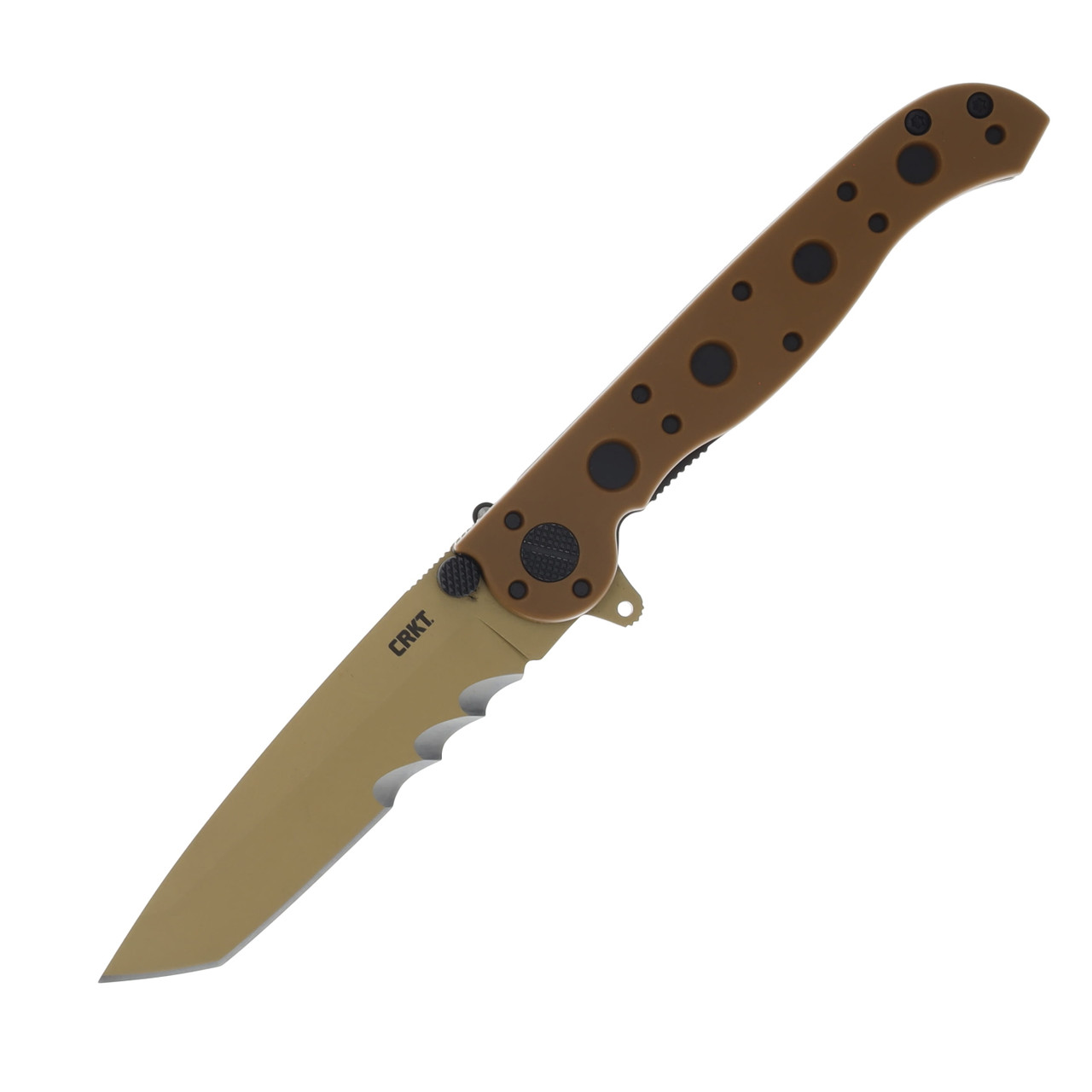 CRKT M16-10DZ Linerlock Folding Knife Partially Serrated Desert