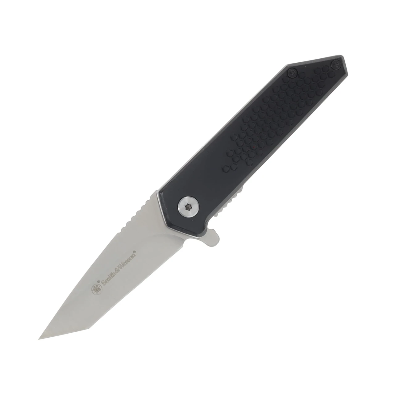 Smith & Wesson Extreme Ops Spring Assisted Black 2.5in Satin Tanto 1208416