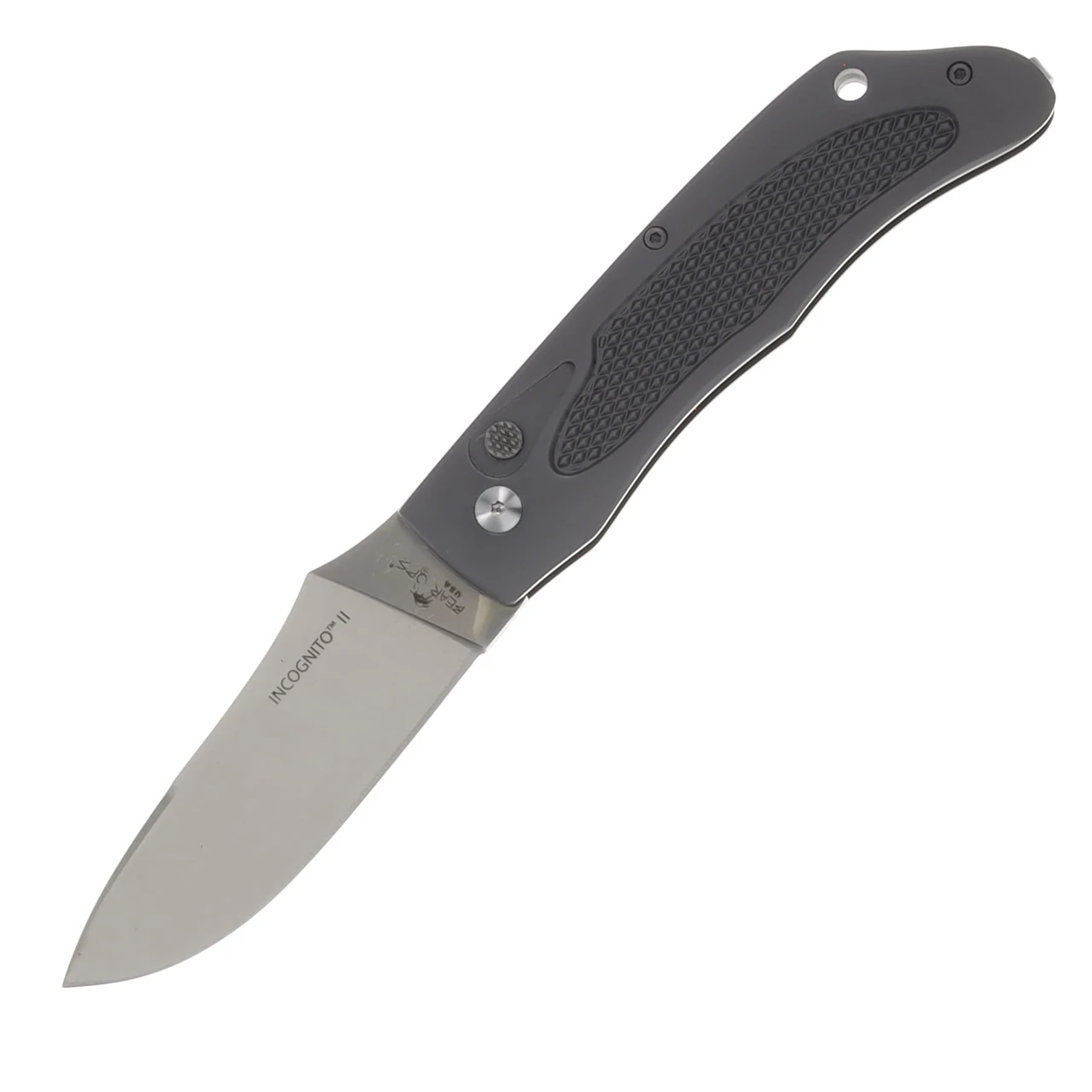 Bear & Son XIV Incognito II Automatic Knife Satin/Gray AUBRAC-1900-S