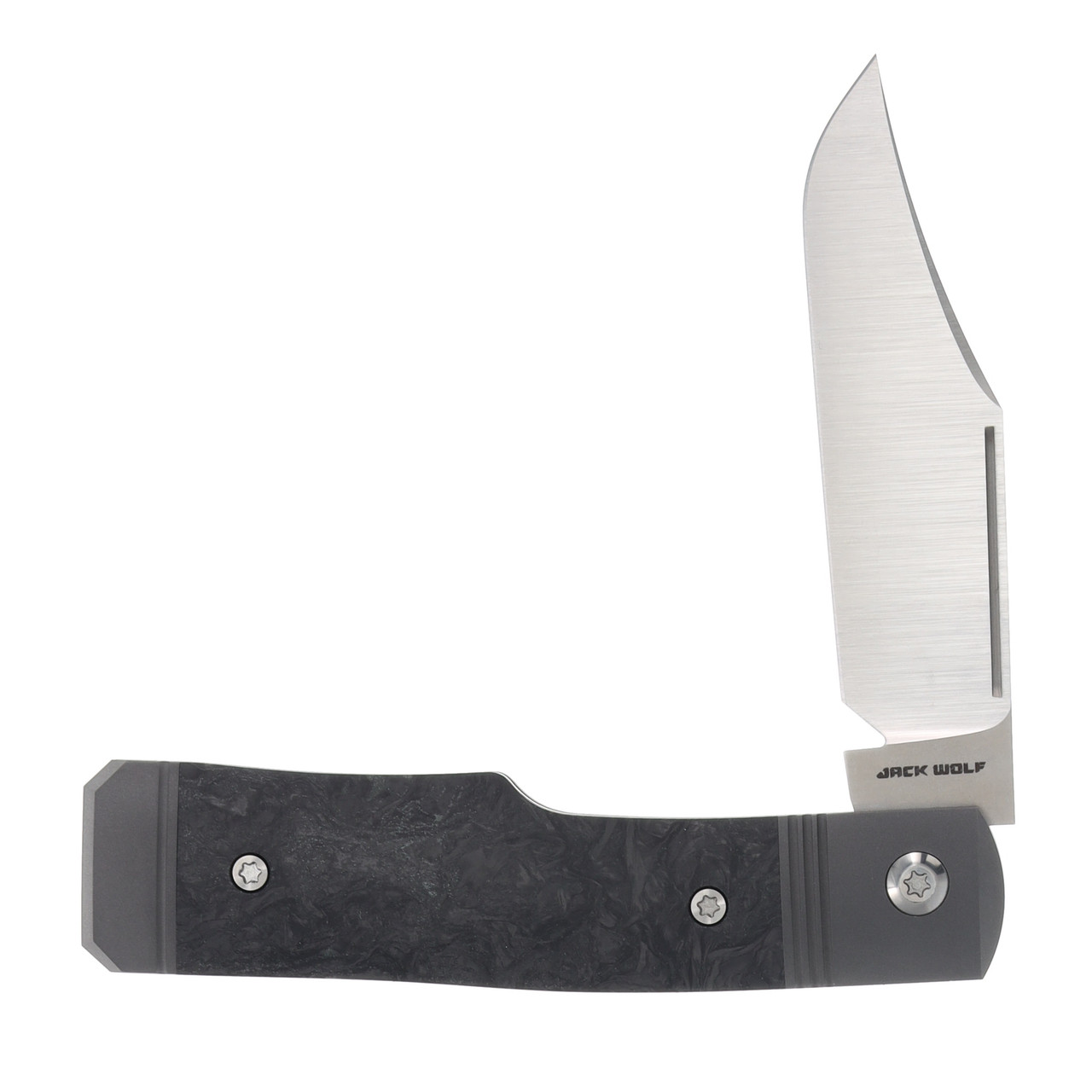 Jack Wolf Sharpshooter Jack Folding Knife Glow Dark Matter Fat Carbon 1
