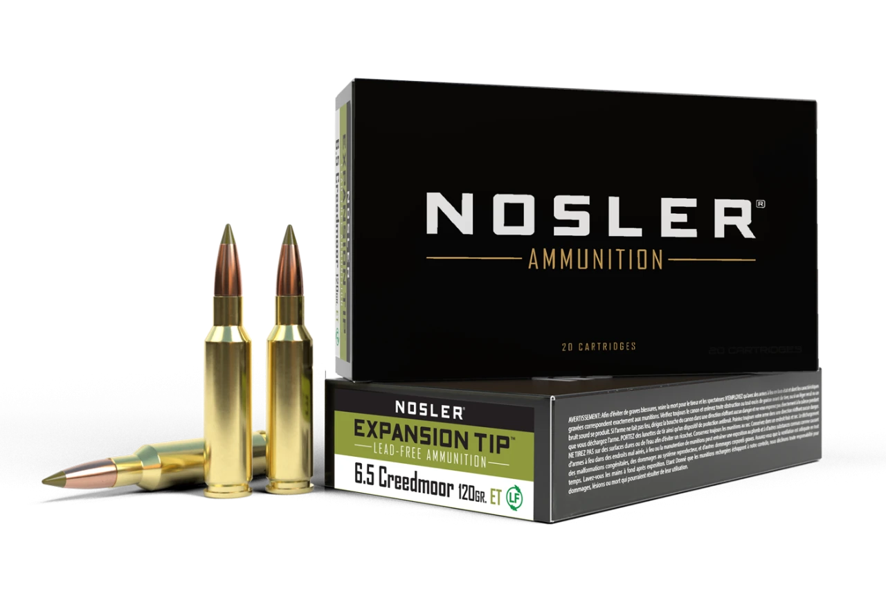 Nosler Expansion Tip 6.5 Creedmoor 120gr Monolithic Lead-Free 20 Rds
