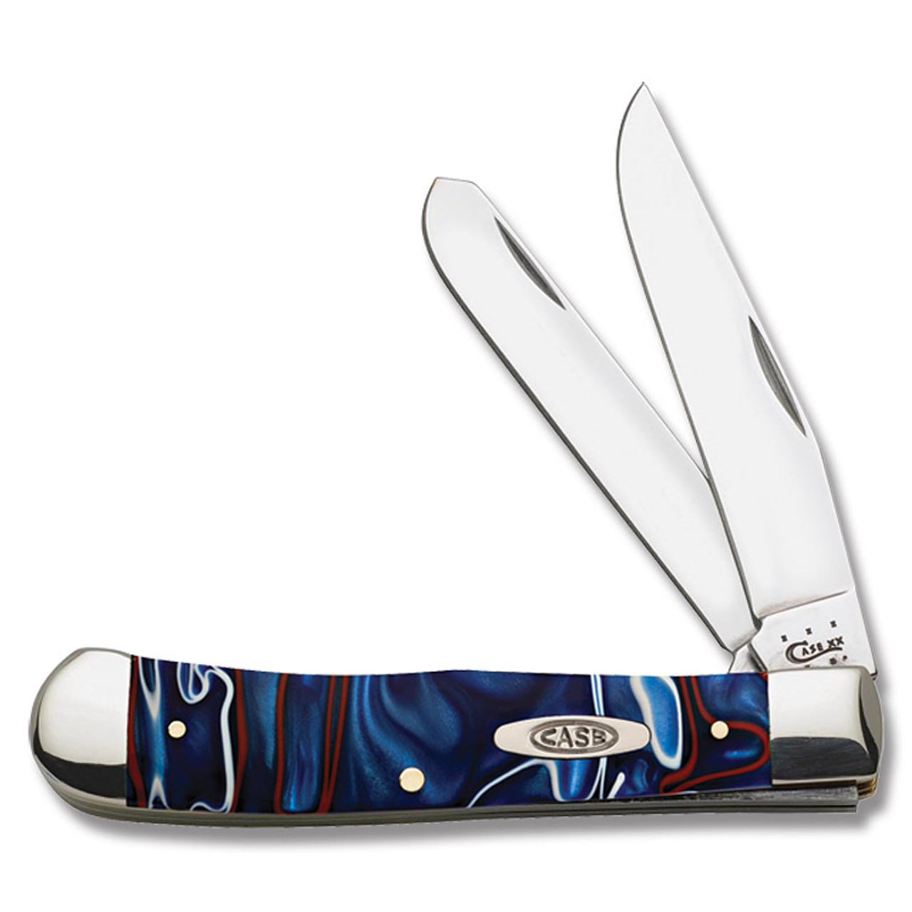 激レア　twigy CLIP 13 さんピンCAMP XXL USA製 Case XX Patriotic Kirinite Trapper Folding Knife CA11200