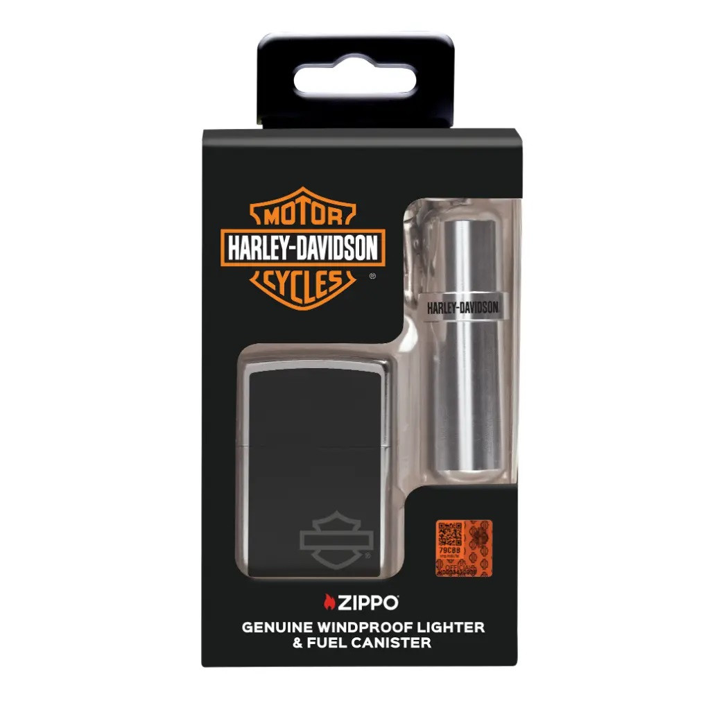 Zippo Harley Davidson Lighter & Canister Gift Set ZP46131 - Smoky