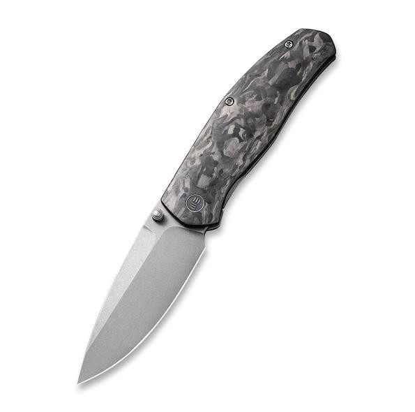 WE Knife Co Esprit Gray - Black 3.25in Plain Stonewash Drop Point