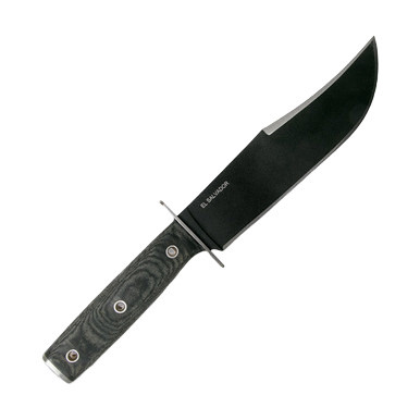 Condor Operator Bowie Fixed Blade 7.5in Black Clip Point Knife