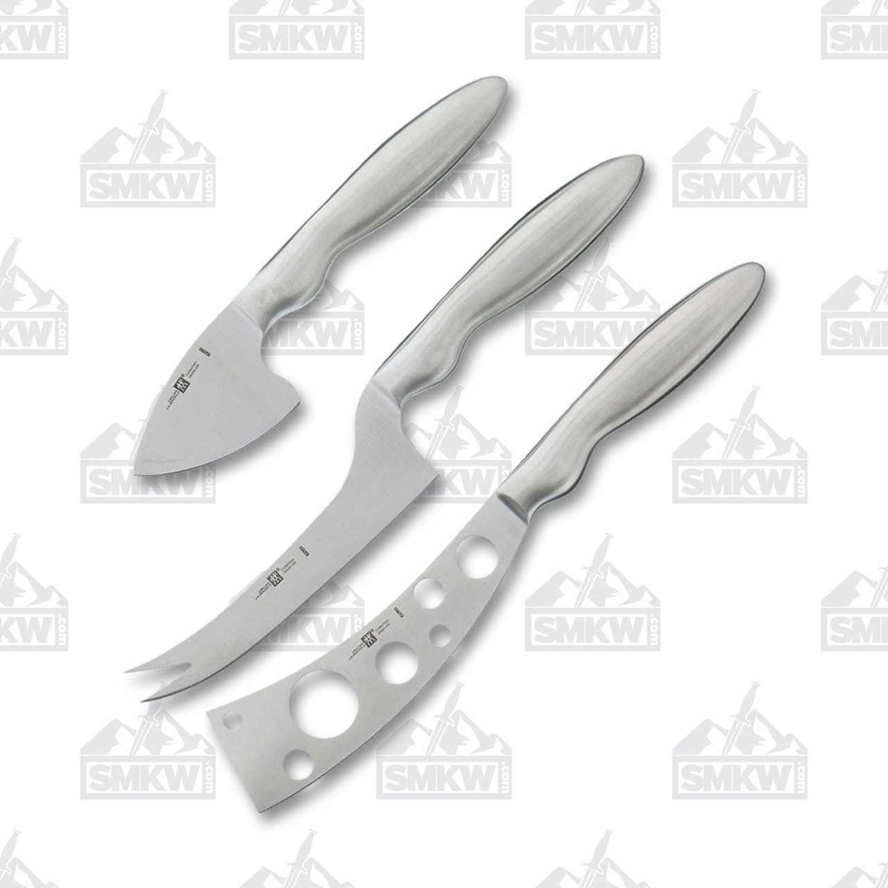 Zwilling J.A. Henckels 3-Piece Cheese Knife Set, Stainless Steel