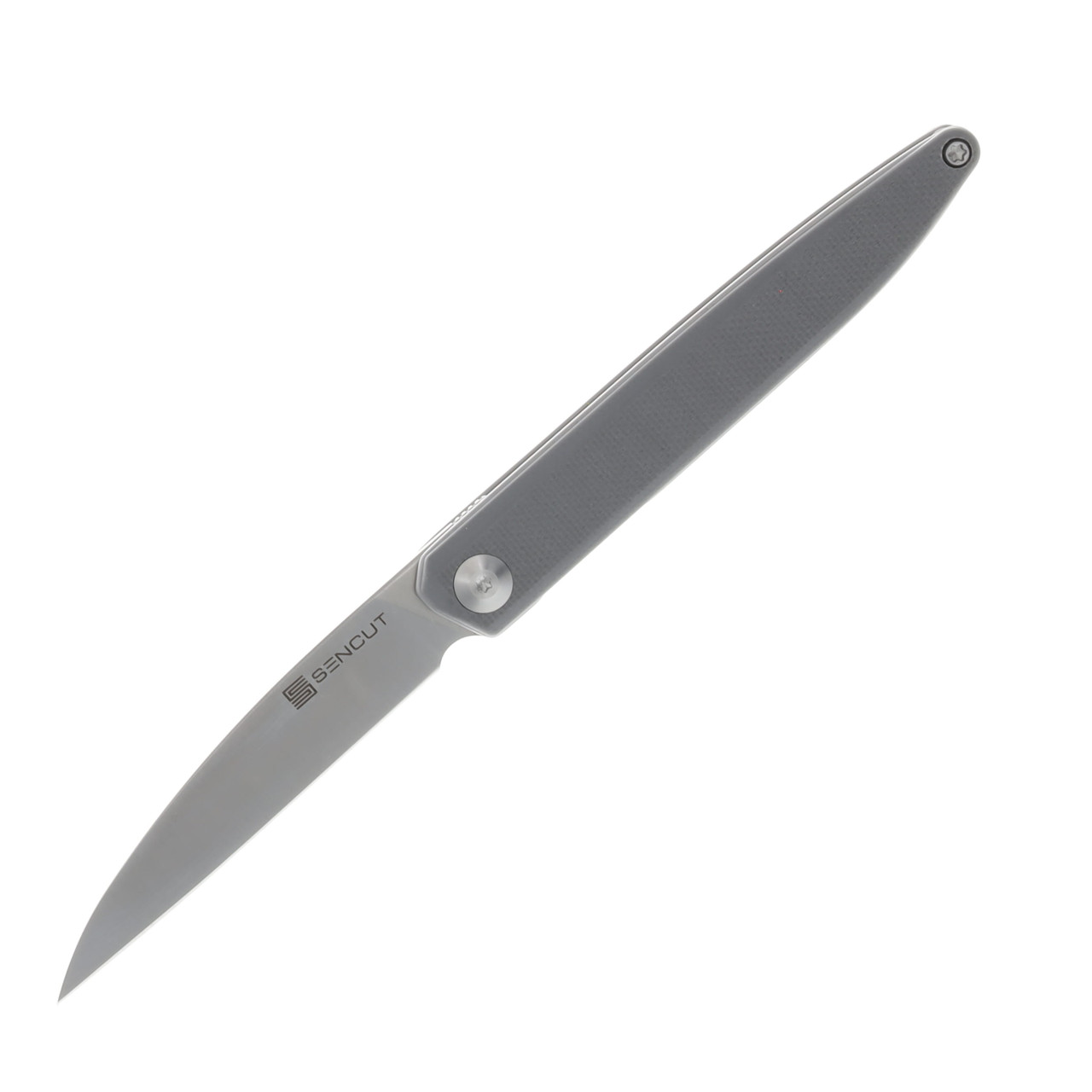 Sencut Jubil Gray G-10 Handle Satin Finished D2 Blade