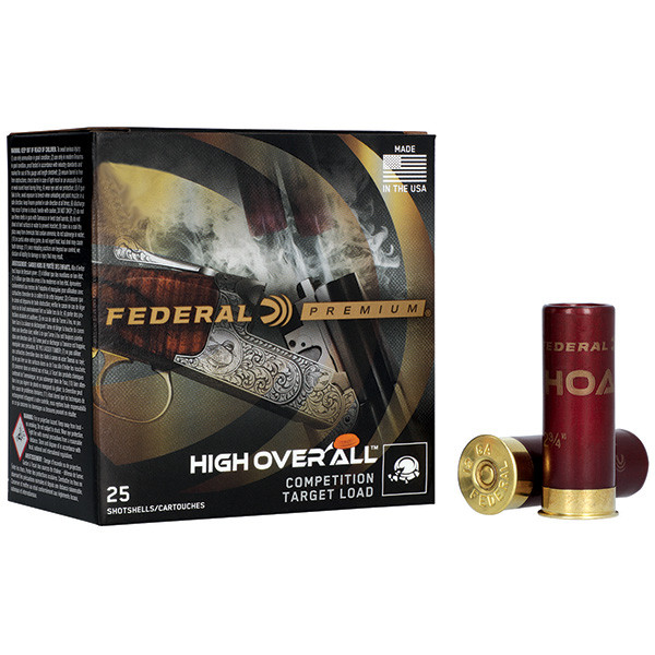Federal Premium High Over All 410 Gauge Shotgun Ammo 25 Rounds Competition 2.50in 1/2oz #8 Lead Shot 