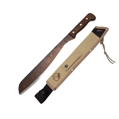 Condor Tool and Knife Australian Army Machete Walnut 12.88in Fixed Blade