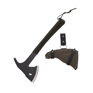 Condor Tool and Knife Sentinel Axe Army Green Paracord 14.5in