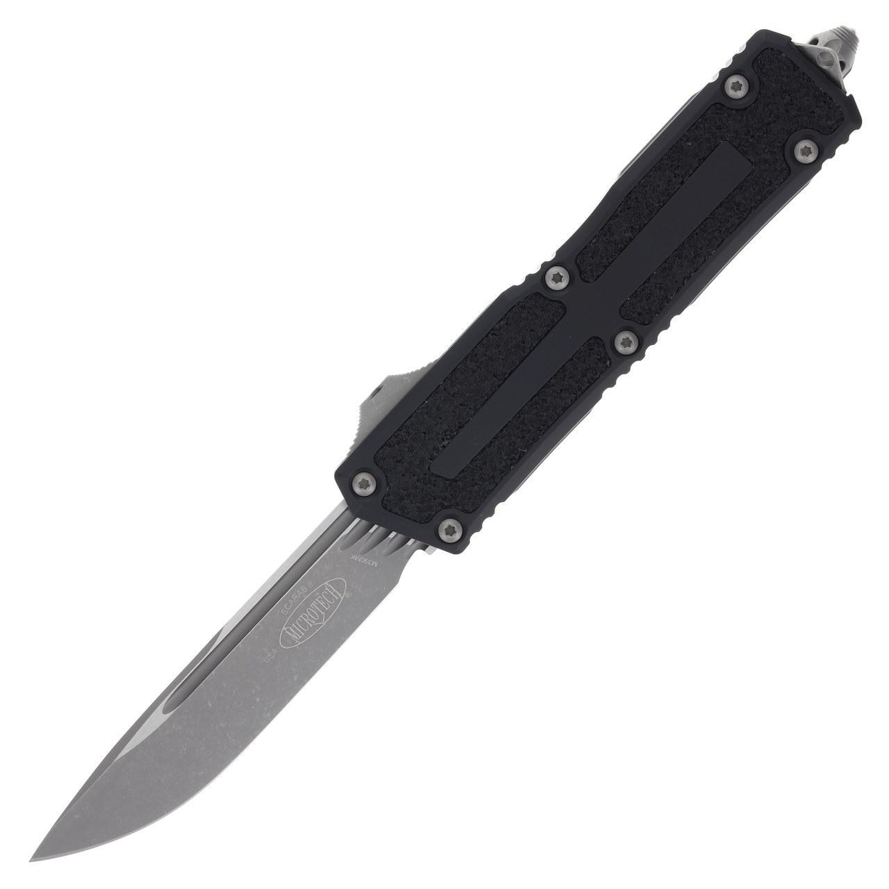 Microtech Scarab II Gen III SE Black 4.02in Plain Apocalyptic