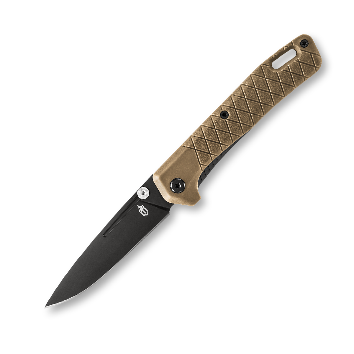 Gerber Zilch Folder Drop Point Plain Edge Black Clam Pack