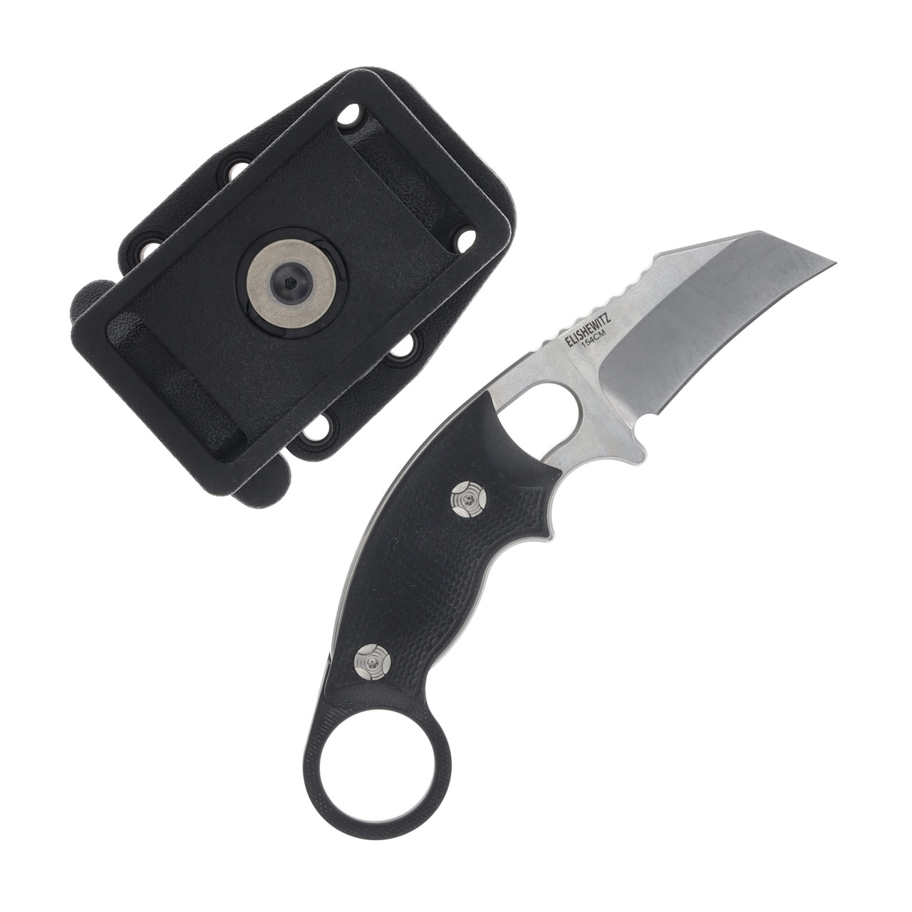 Hogue EX-F03 Karambit Black 2.25in Stonewashed Hawkbill Fixed Blade HG35329