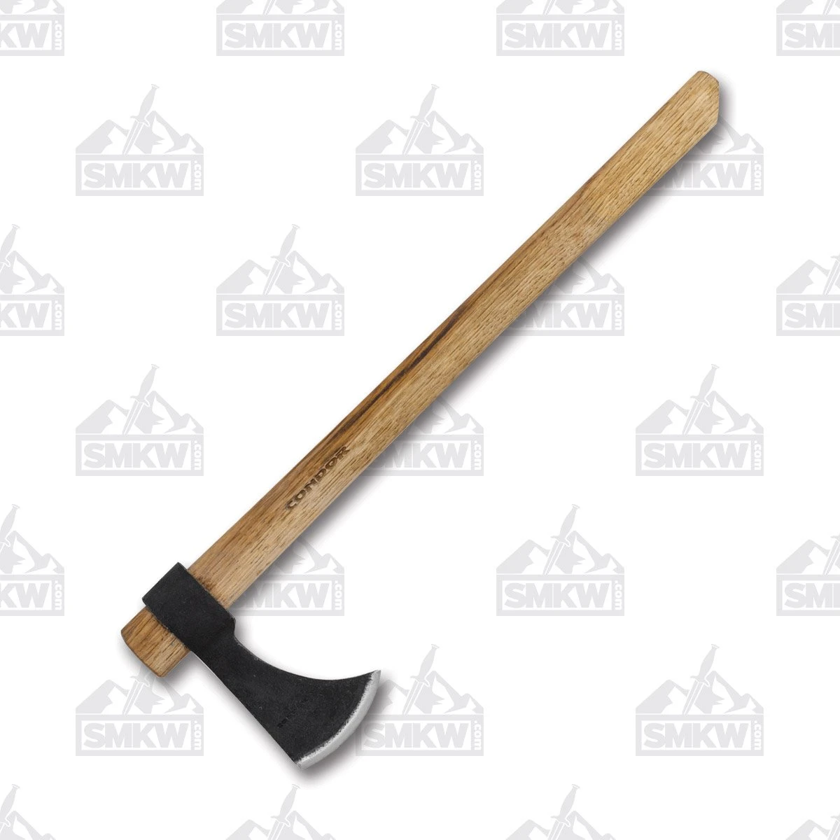 Condor Indian Throwing Tomahawk Fixed Blade Plain Burnt American Hickory