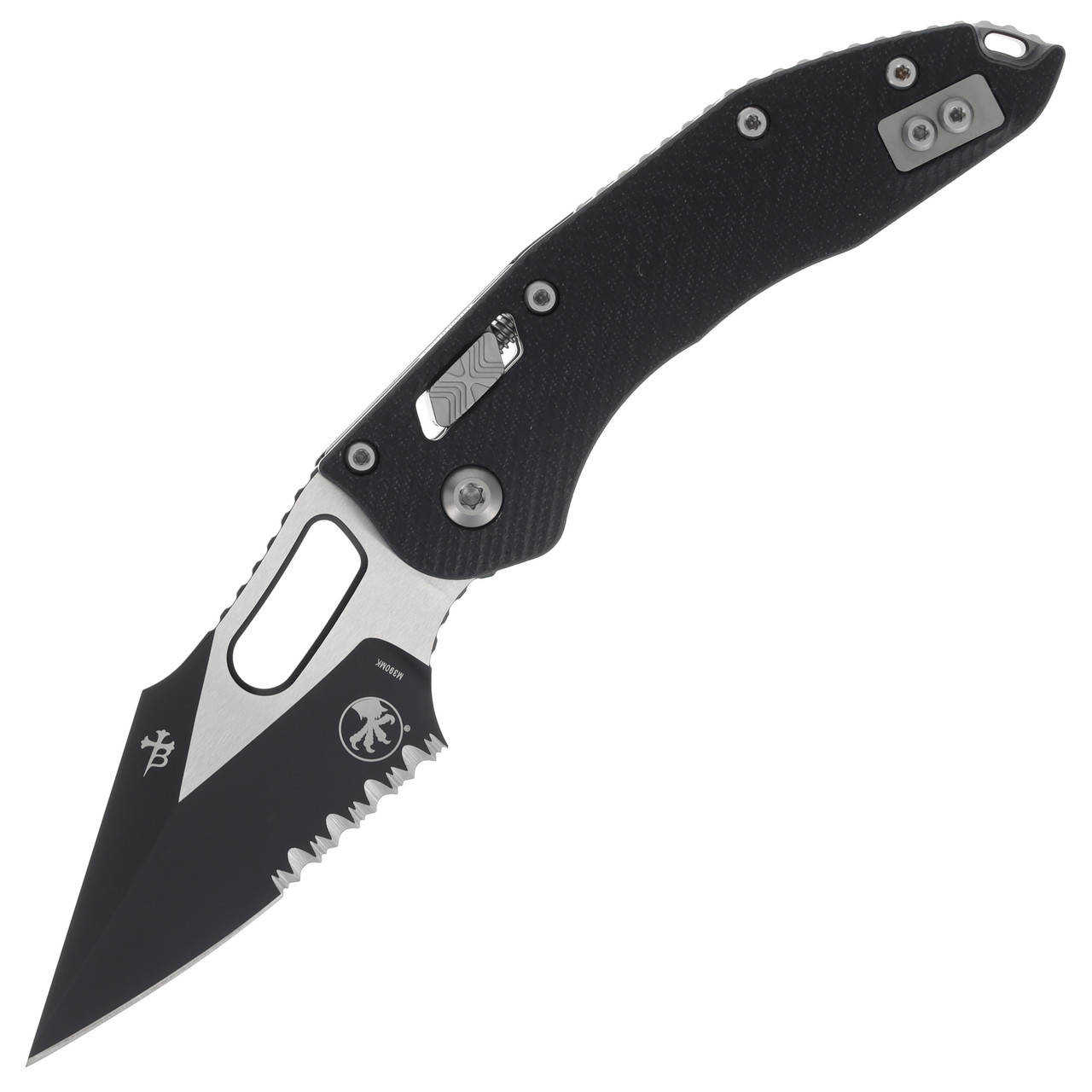 MICROTECH STITCH SE RAM-LOK Black PAINTED BLACK PARTially SERRated