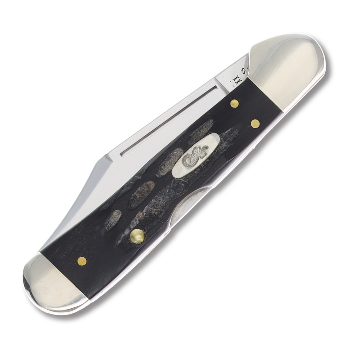 Case XX Mini CopperLock Folding Knife Jigged Buffalo Horn