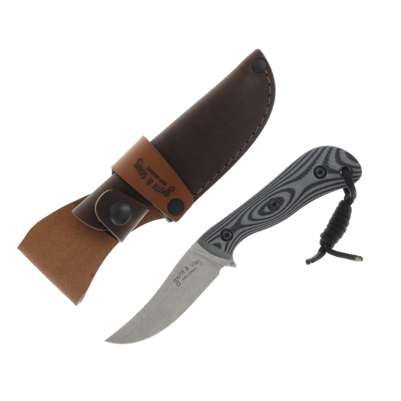 Smith and Sons Vaquero Smoke and Black 3.5 Inch Plain Satin Upswept SM21259