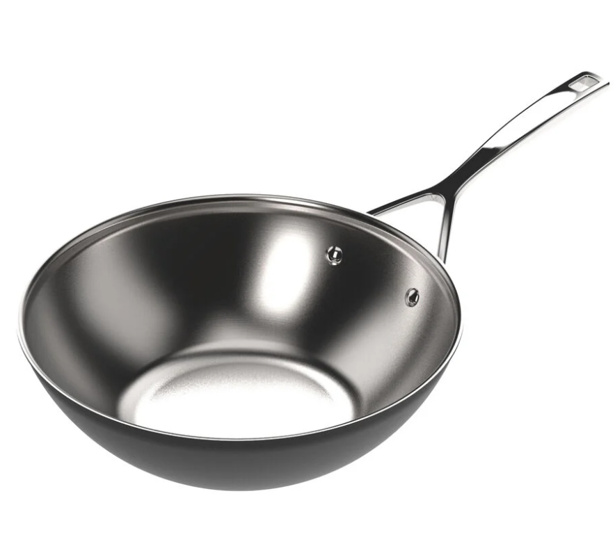 Henckels Demeyere Black 5 Stainless Steel Wok
