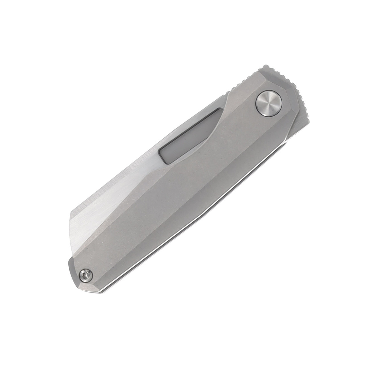 Vero Neuron 2.76in Hand Satin M390 Titanium Stonewash V-N