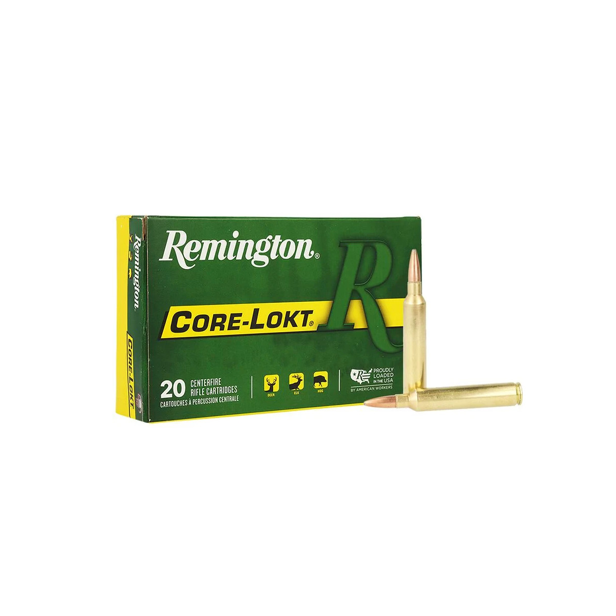 Remington Core-Lokt Tipped 7mm PRC Ammunition 20 Rounds 175 Grain Brass Core-Lokt Polymer Tip