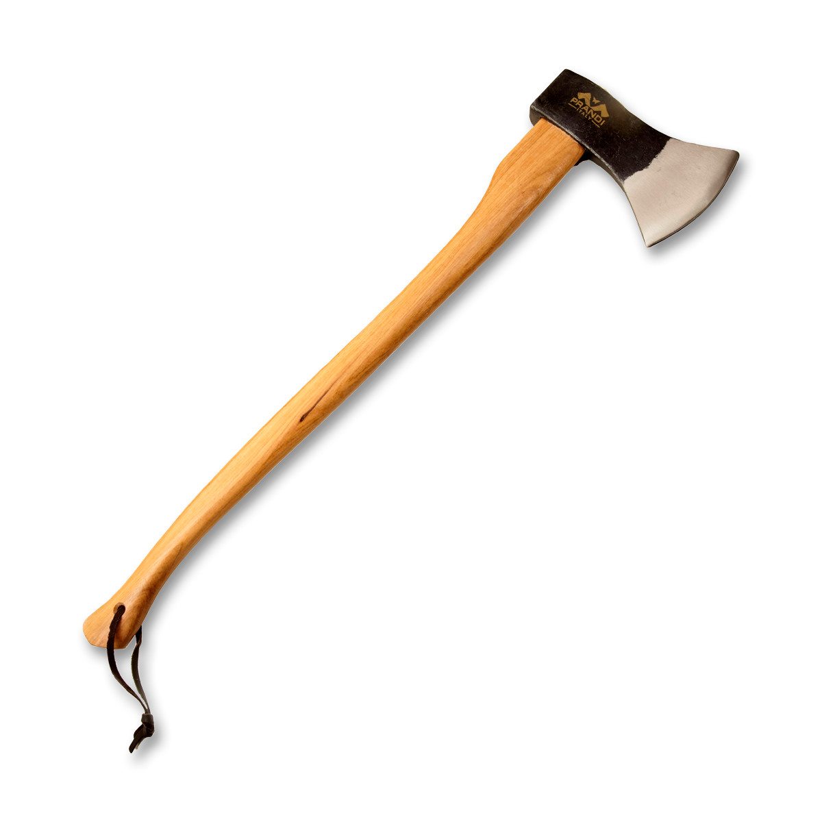 Prandi 31.5" Professional Axe Carbon Steel Head with a American Hickory ...
