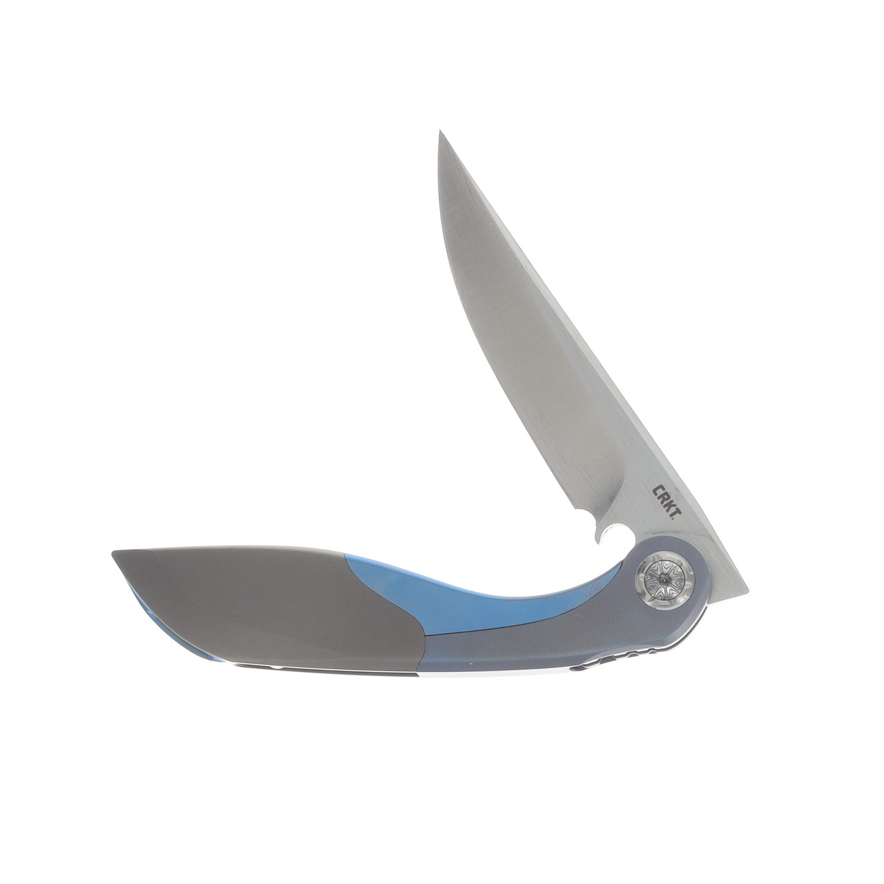 CRKT Princeton Wong Fial Flipper M390 Drop Point Blue Gray