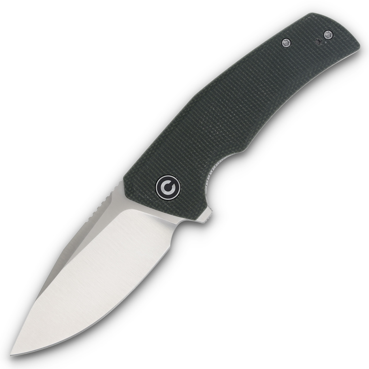 CIVIVI Regulatron Folding Knife Green 2.98 Inch Plain Satin Drop Point