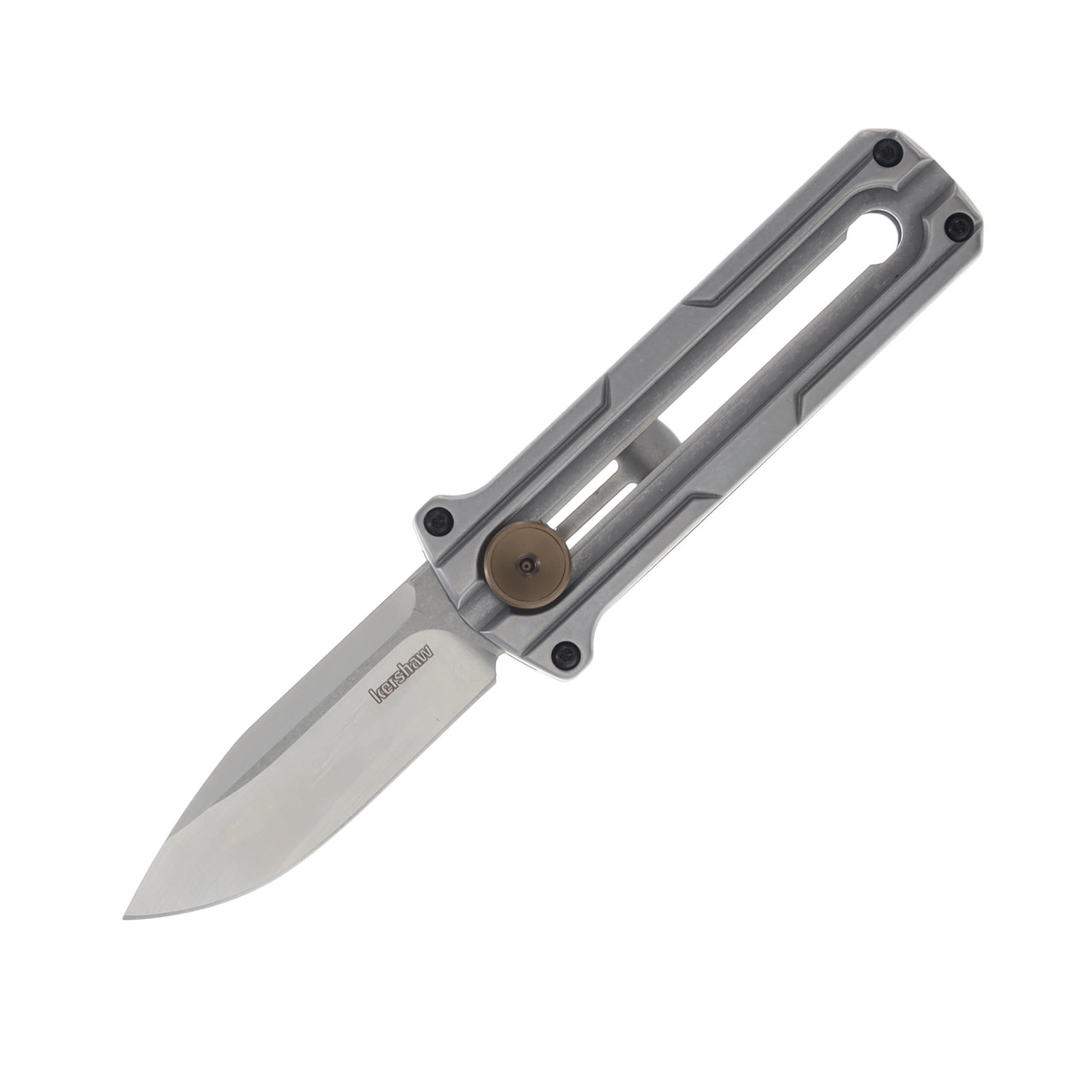 Kershaw Cybernet Stainless Steel Handle D2 Blade