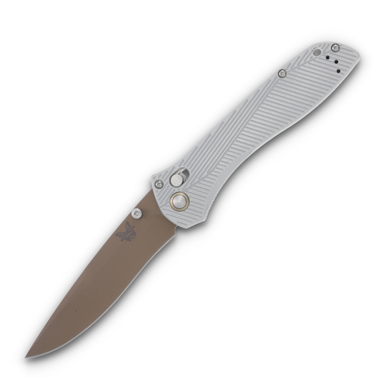 Benchmade Seven Ten Gray Aluminum Handle FDE PVD CPM S90V Steel