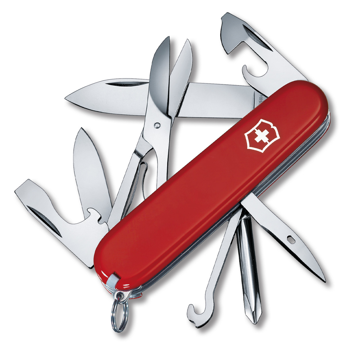 Victorinox Super Tinker Swiss Army Knife Red V56341 - Smoky Victorinox Super Tinker Swiss Army Knife Red V56341 - Smoky