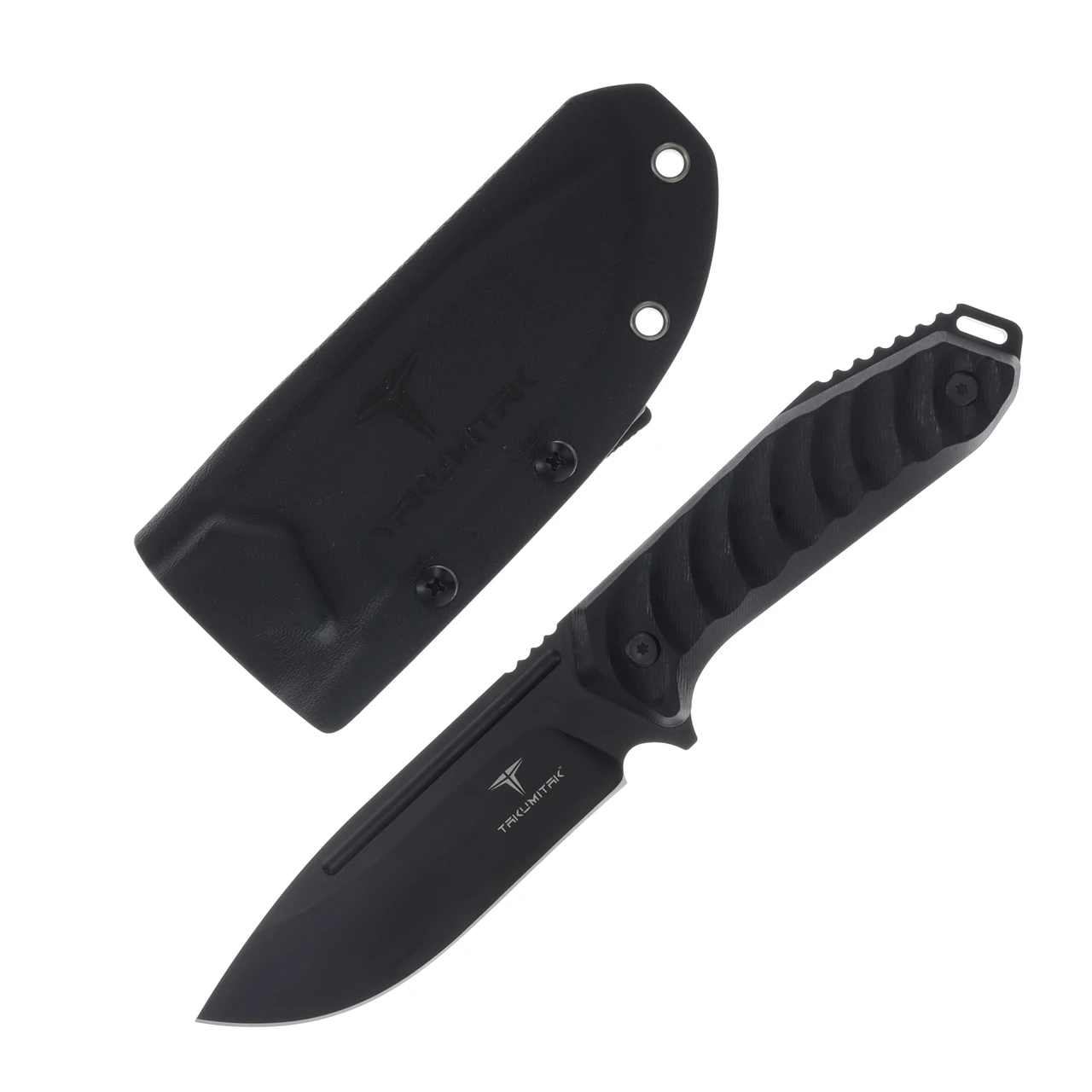 Takumitak Takumi Black G-10 Handle Black D2 Steel Drop Point