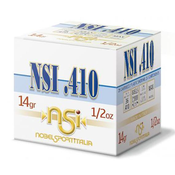 Nobel Sport Hunting .410 Bore 2.5in 1/2oz #6 Lead Shot Plastic 25rd Box