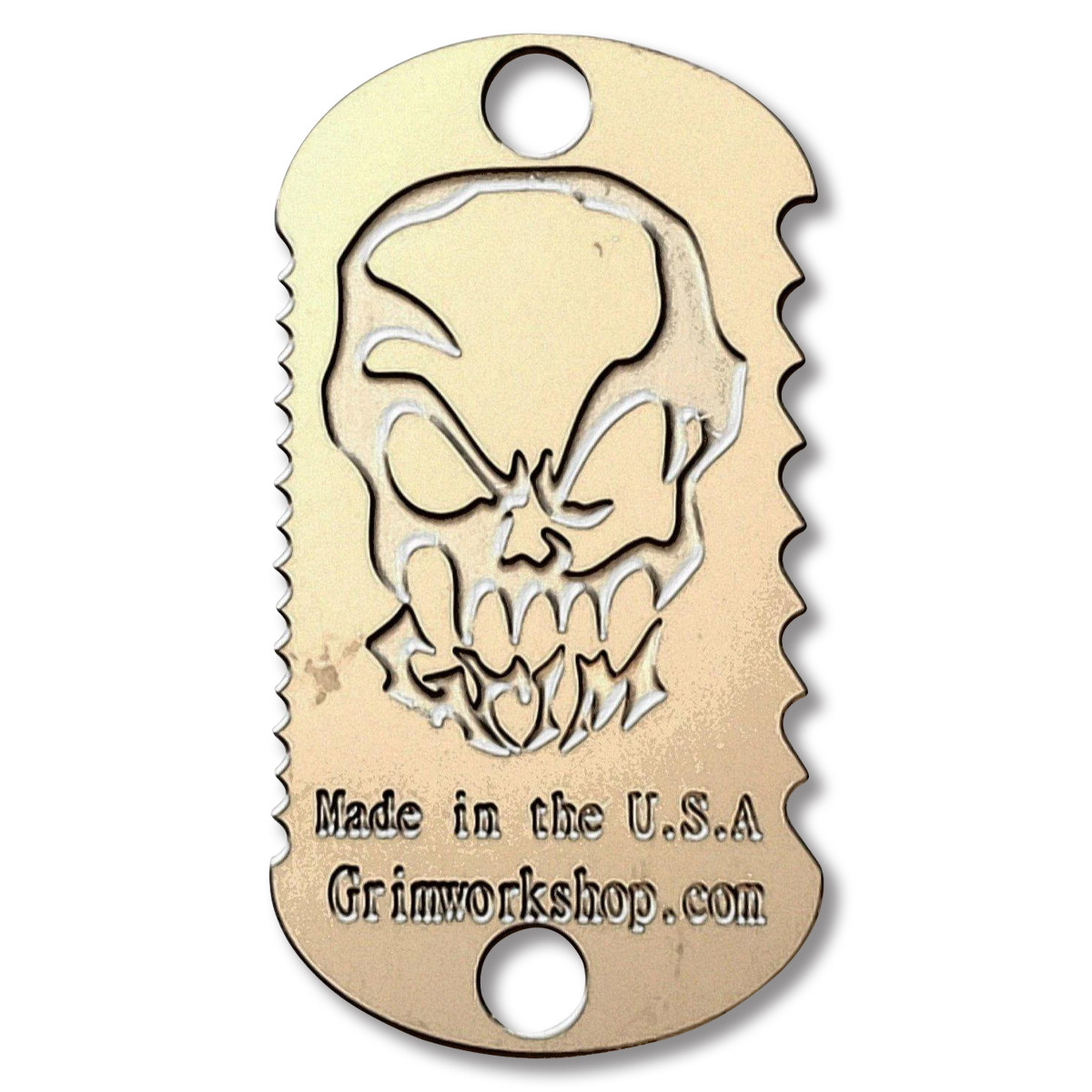 Grim Workshop Dog Tag Saw: EDC Saw Necklace  GWDTAGSAW