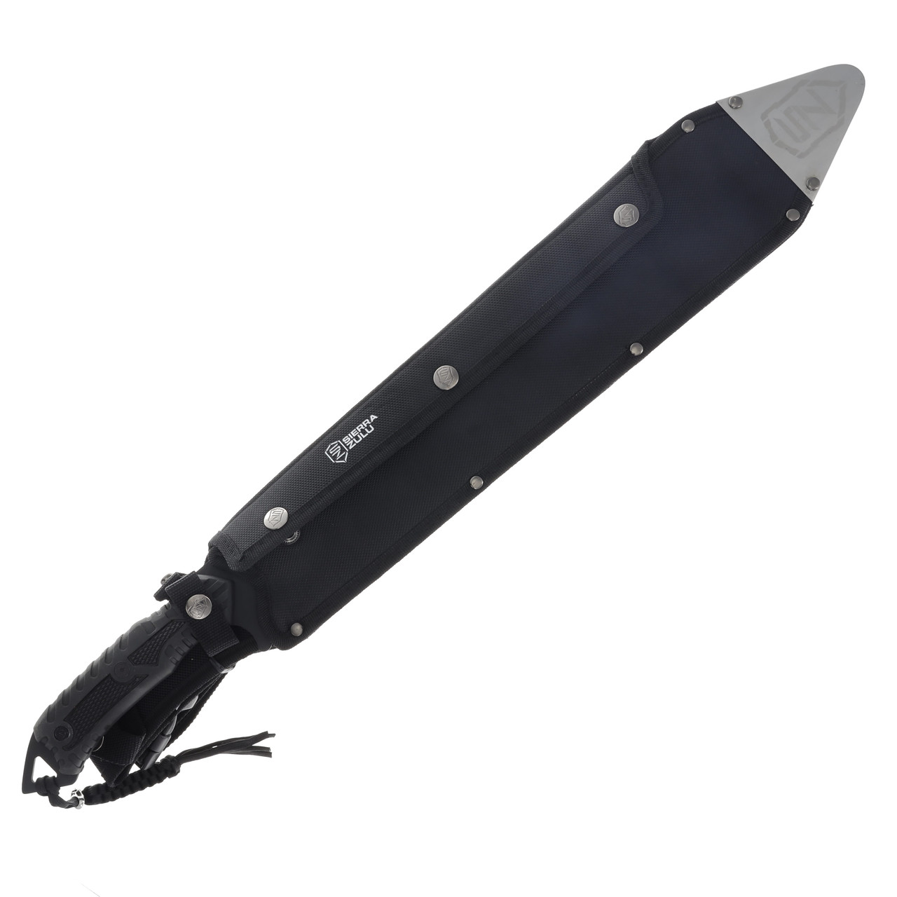 Sierra Zulu 24 Inch Trident Machete Clampack SZ-5606CP - Smoky