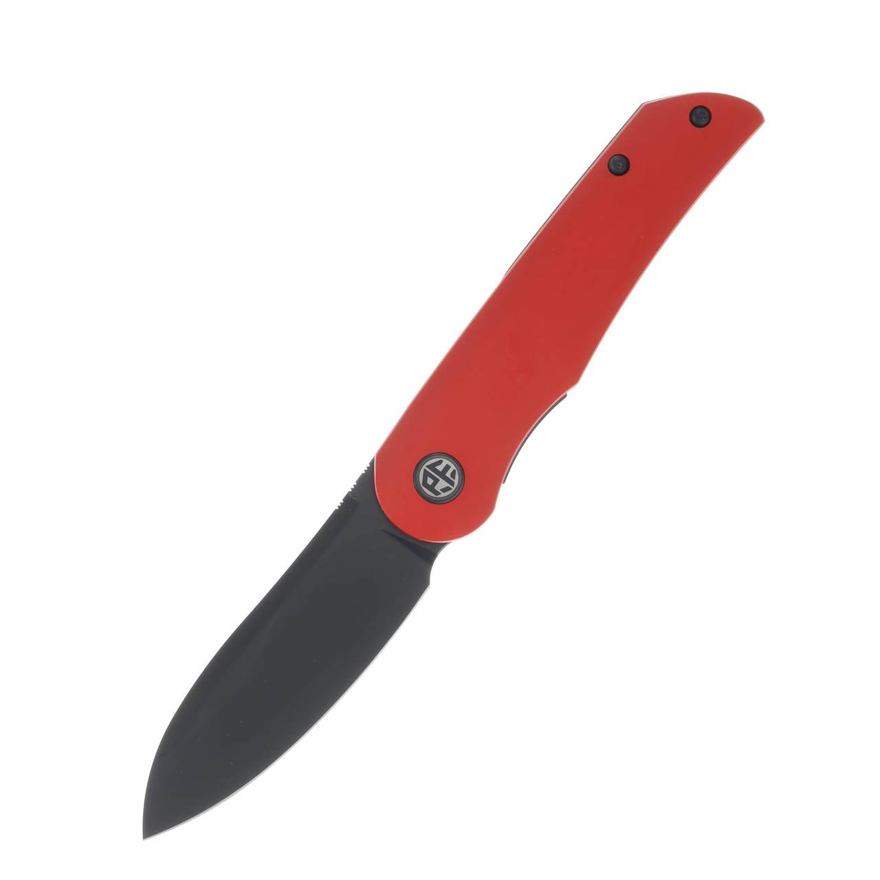 Petrified Fish EL Camino Black Linerlock Red Aluminum PFKE16RADW