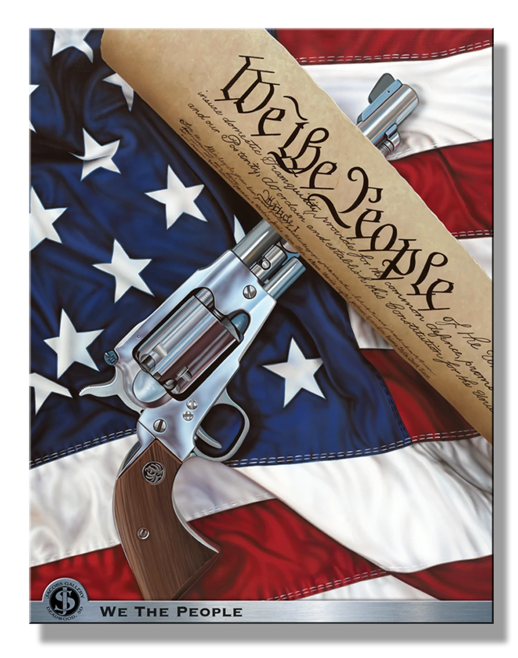 Desperate Enterprises SJ We The People Tin Sign
