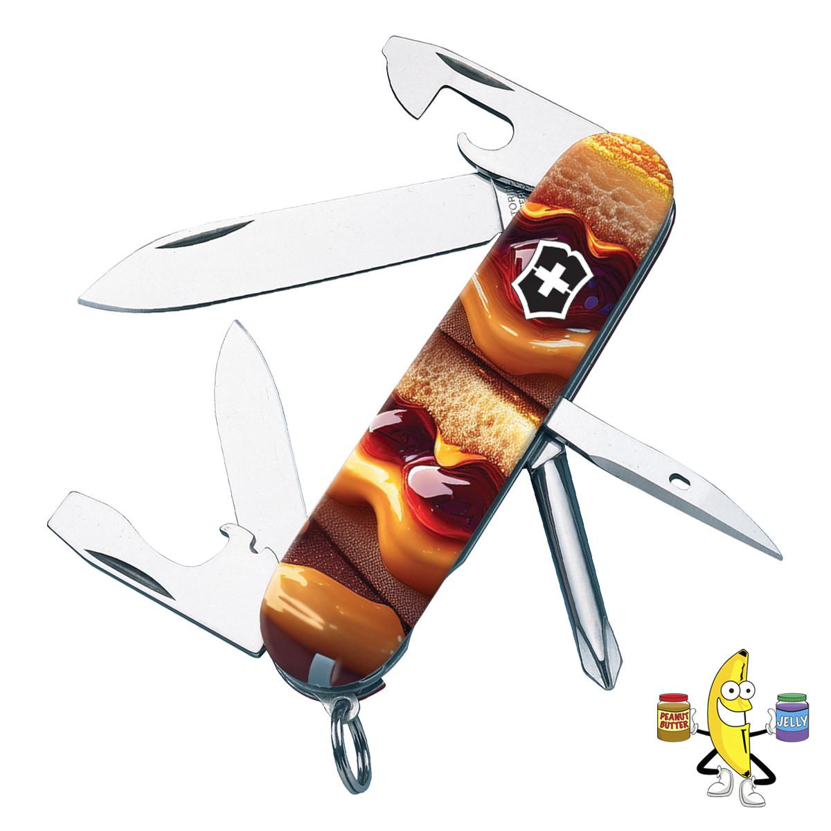 Victorinox Tinker Swiss Army Knife PB&J SMKW Special Design V1168