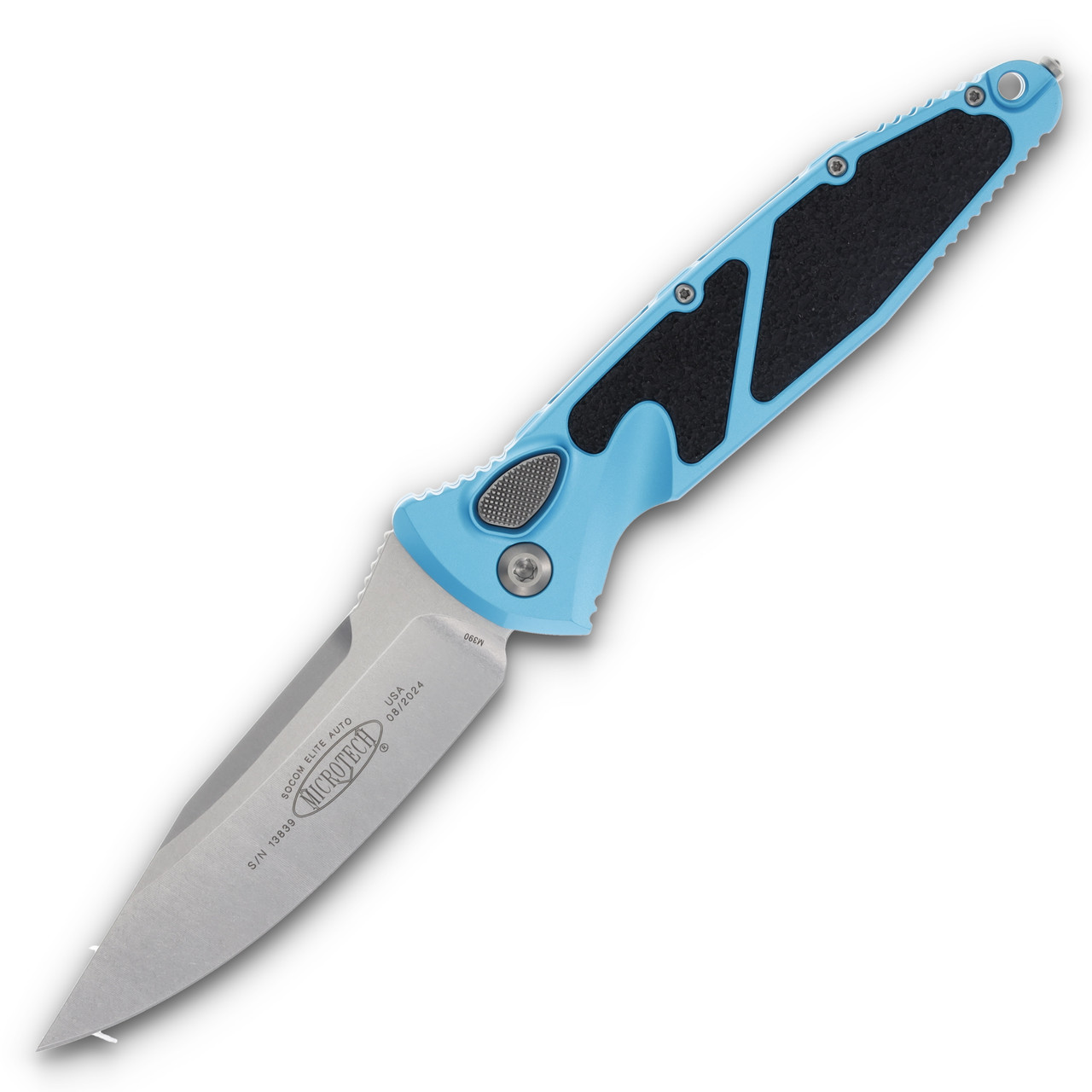 Microtech Socom Elite OTS Automatic Plain Single Edge Turquoise