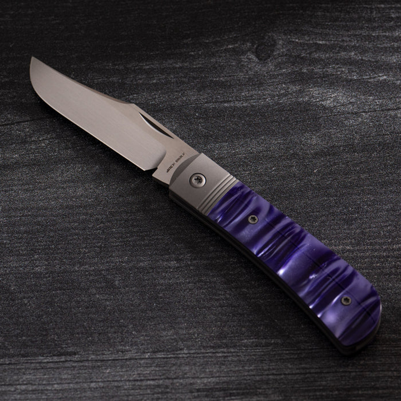 【別倉庫からの配送】 Jack Kirinite Purple Cosmic Knife Folding Clip Benny's Wolf トリートメント