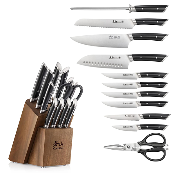 Cangshan Helena Series Kitchen Knife Block Set 12 Pieces 503312